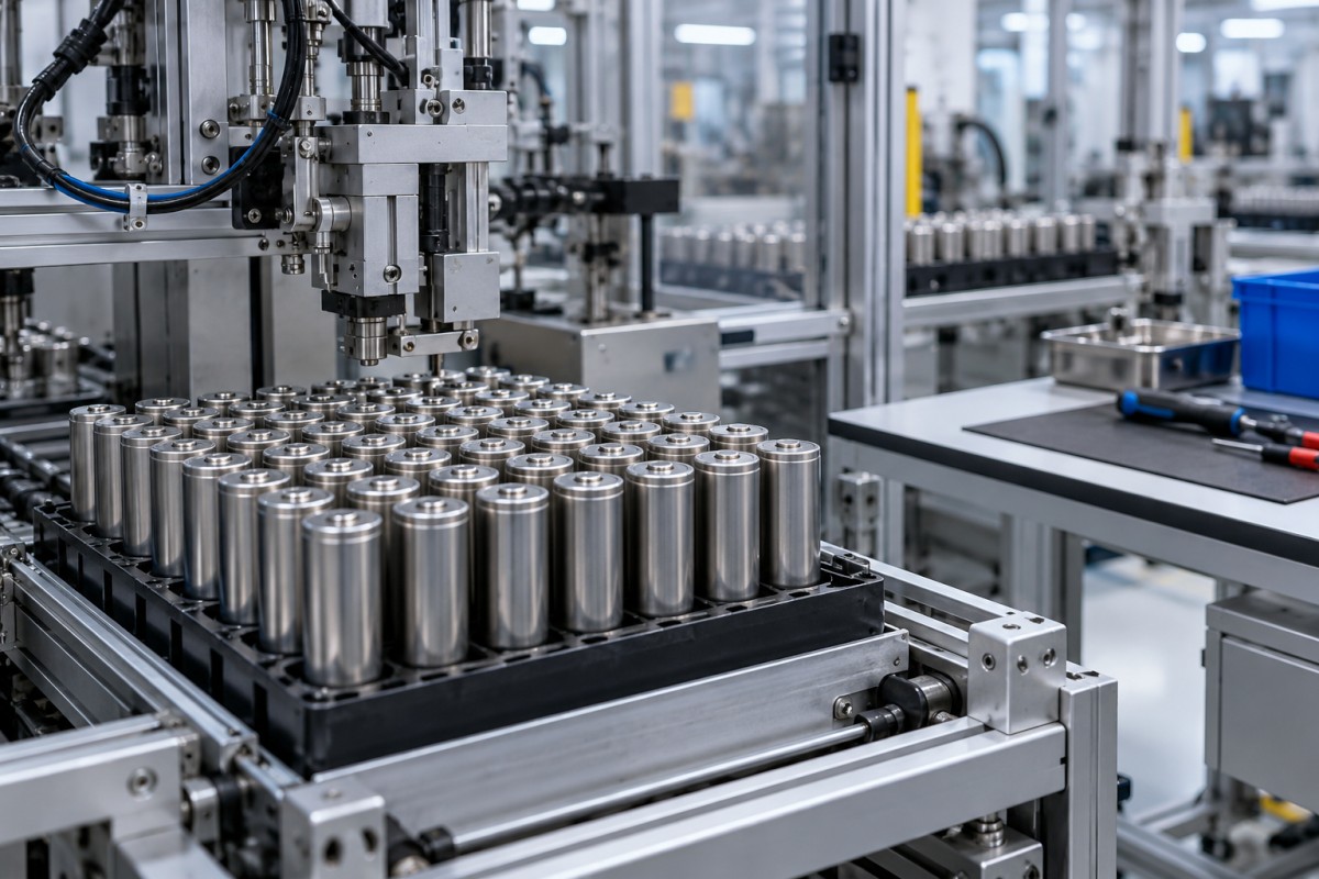 Battery production equipment prepared for operator training