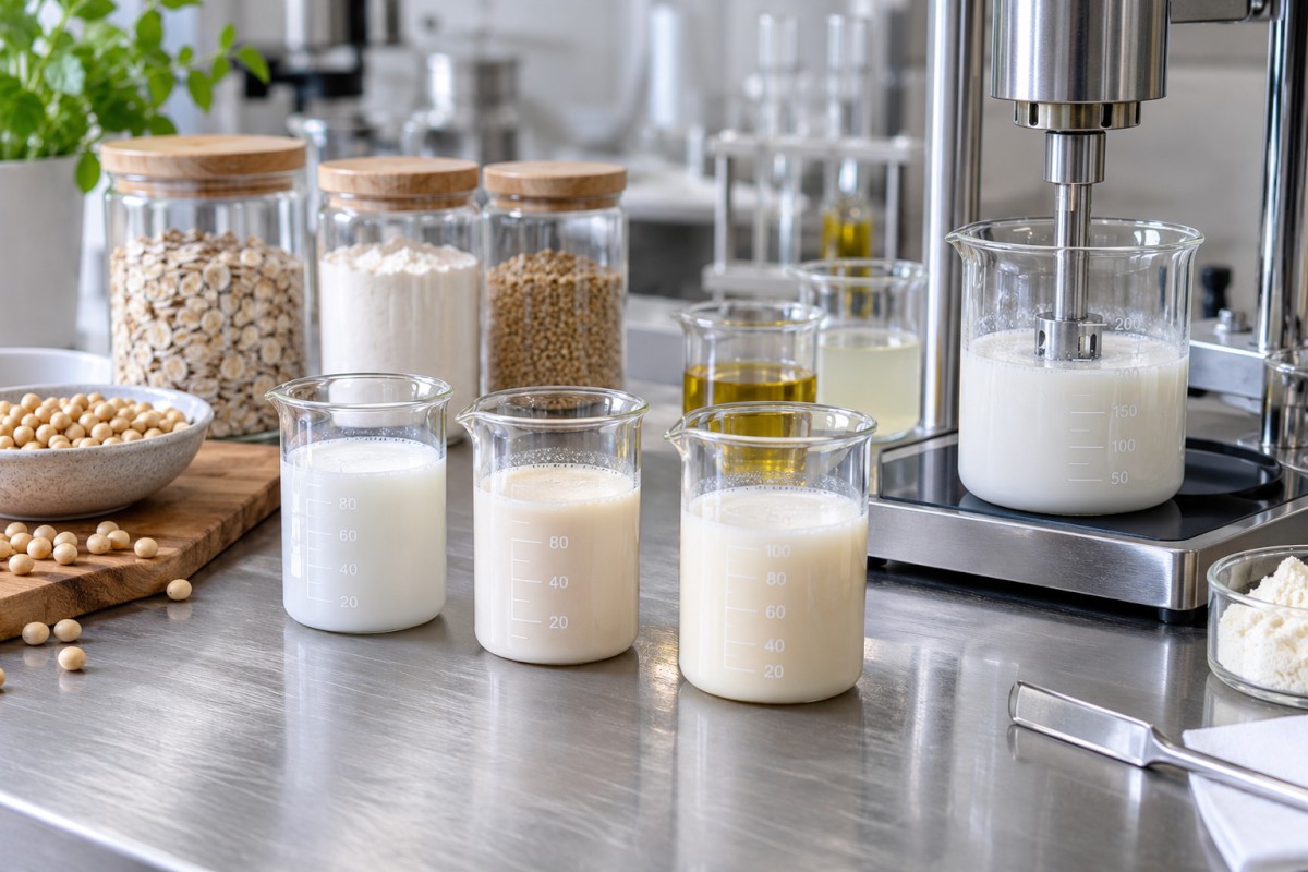 Food ingredient emulsions under laboratory development