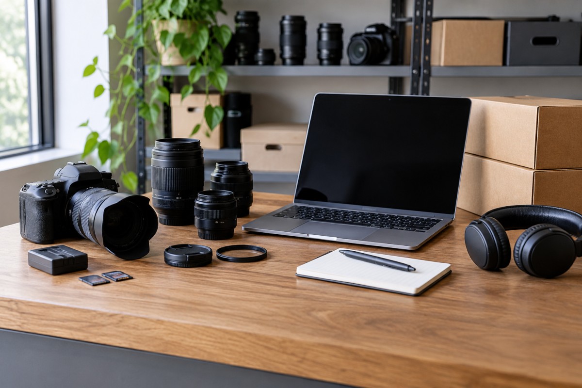 Used electronics prepared for resale inspection