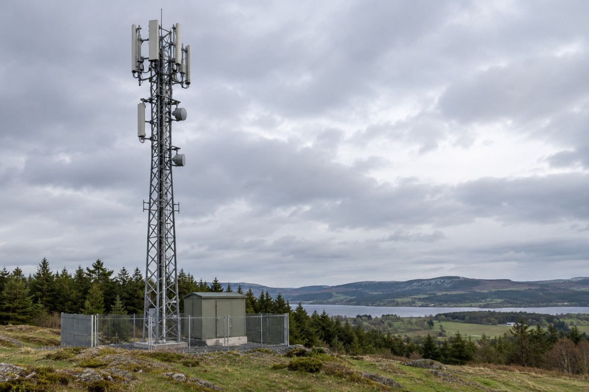 Telecommunications tower and service infrastructure