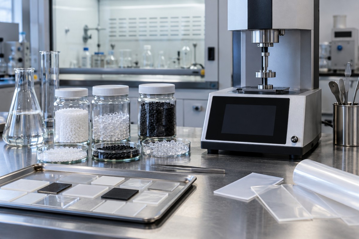 Laboratory equipment for polymer additive research