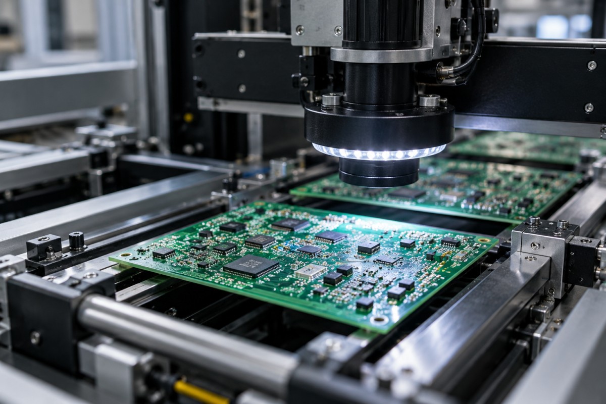 Printed circuit boards under automated inspection
