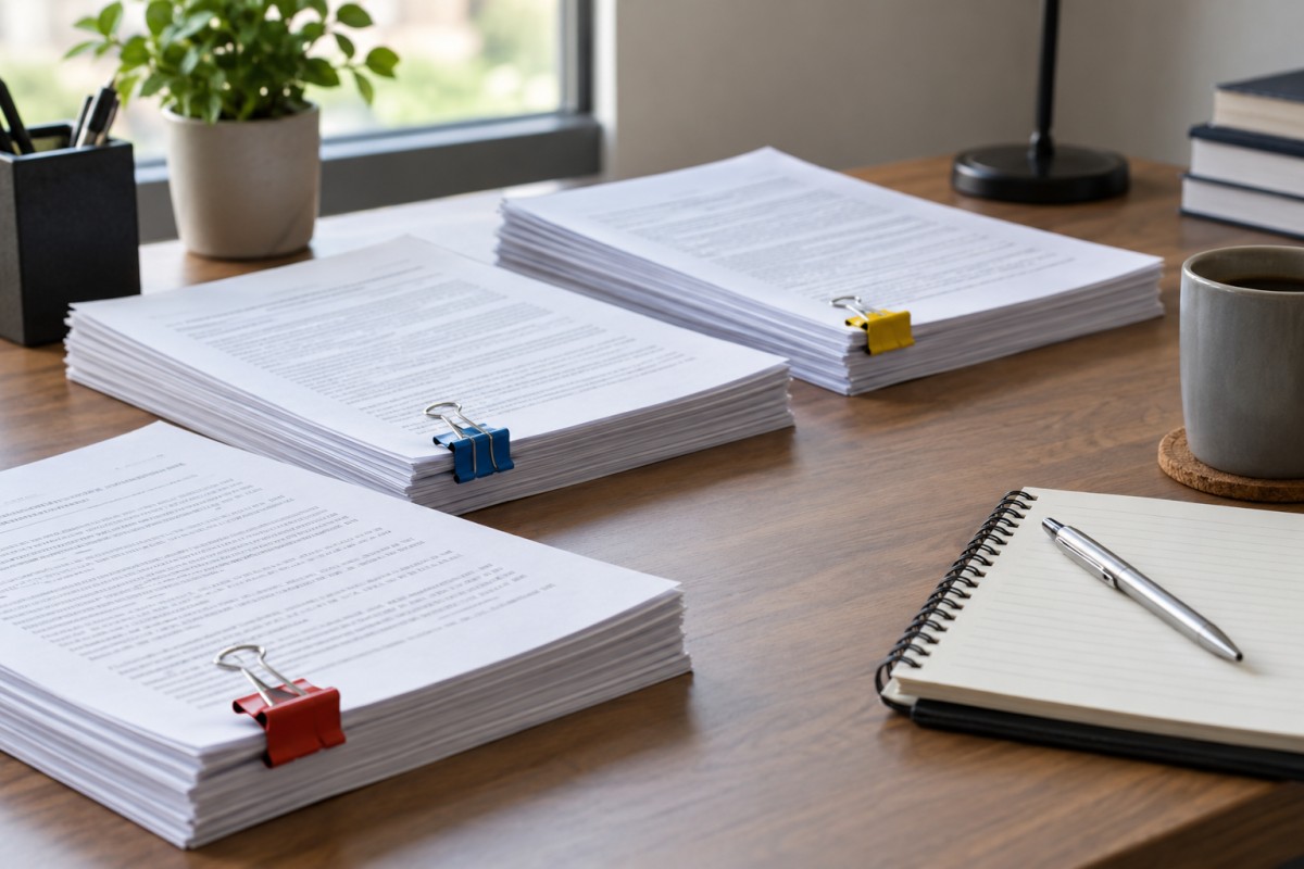 Document editions arranged for translation review