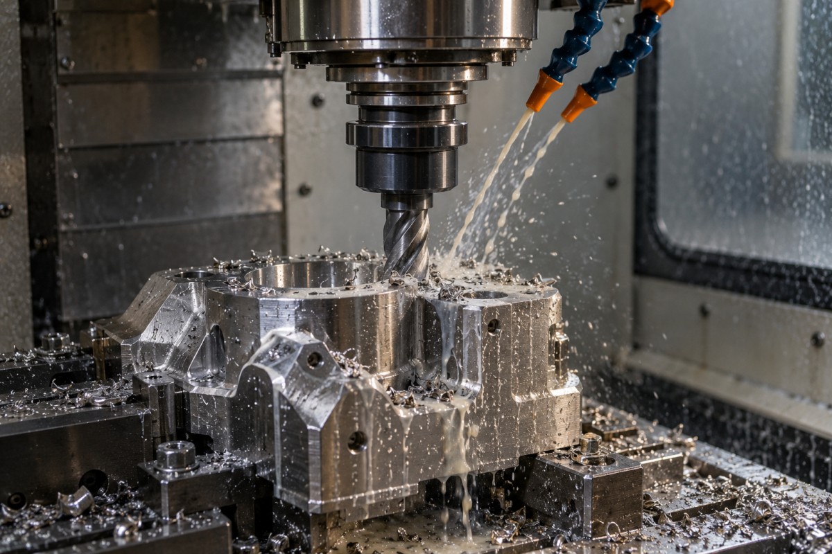 Precision machining of industrial metal components