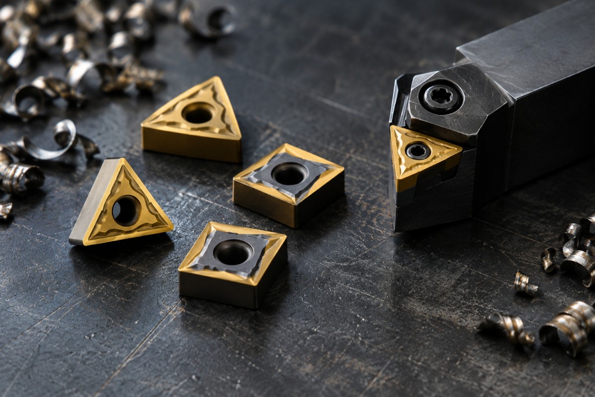 Carbide cutting inserts for industrial machining