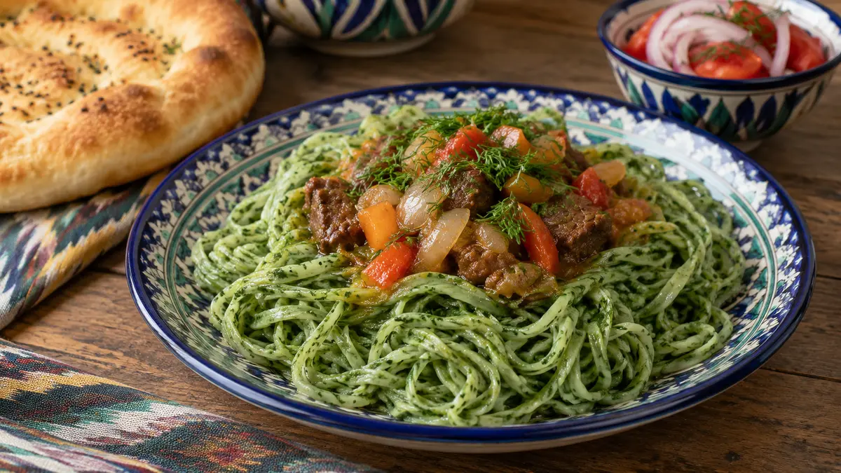 Khorezm-style noodles and regional dishes